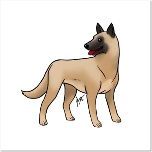 Dog - Belgian Malinois - Fawn Posters and Art